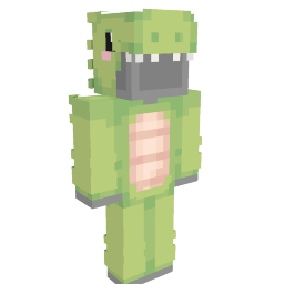 Thumbnail of the Minecraft Bedrock Marketplace product Dinosaur Pajamas created by inPixel.