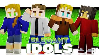 Thumbnail of the Minecraft Bedrock Marketplace product Elegant Idols created by inPixel.