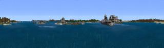Panorama of the Minecraft Bedrock Marketplace product Epic Millionaire Mansions created by inPixel.