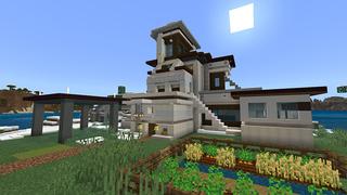 Screenshot of the Minecraft Bedrock Marketplace product Epic Millionaire Mansions created by inPixel.