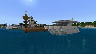 Screenshot of the Minecraft Bedrock Marketplace product Epic Millionaire Mansions created by inPixel.