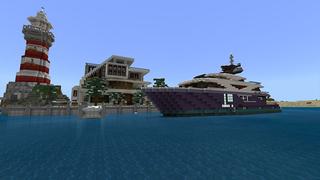 Screenshot of the Minecraft Bedrock Marketplace product Epic Millionaire Mansions created by inPixel.