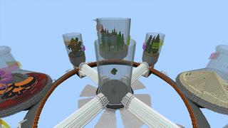 Screenshot of the Minecraft Bedrock Marketplace product Experimental Skyblock created by inPixel.