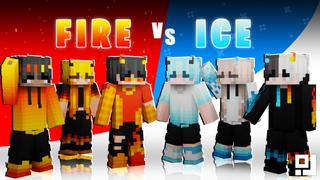Thumbnail of the Minecraft Bedrock Marketplace product Fire VS Ice created by inPixel.