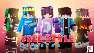 Thumbnail of the Minecraft Bedrock Marketplace product Free Style Teens created by inPixel.