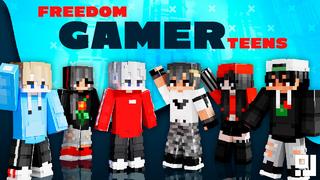 Thumbnail of the Minecraft Bedrock Marketplace product Freedom Gamer Teens created by inPixel.