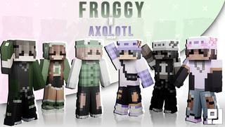 Thumbnail of the Minecraft Bedrock Marketplace product Froggy x Axolotl 2024 created by inPixel.