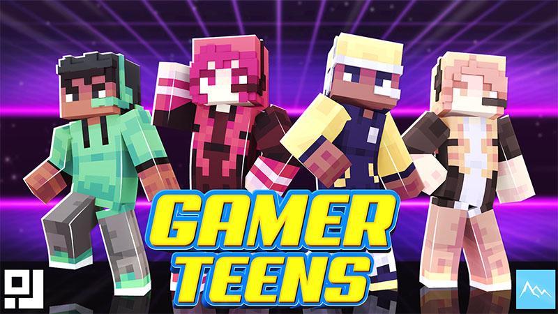 Gamer Teens by inPixel | CHUNK - Minecraft Bedrock Marketplace Explorer