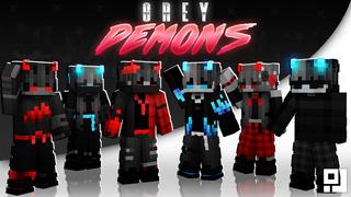 Thumbnail of the Minecraft Bedrock Marketplace product Grey Demons created by inPixel.
