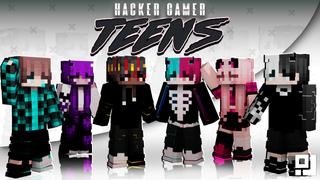Thumbnail of the Minecraft Bedrock Marketplace product Hacker Gamer Teens created by inPixel.