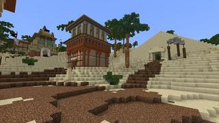 Screenshot of the Minecraft Bedrock Marketplace product Lost Egypt created by inPixel.