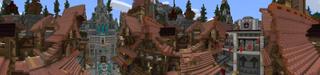 Panorama of the Minecraft Bedrock Marketplace product Lucky Blocks Parkour created by inPixel.