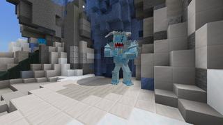 Screenshot of the Minecraft Bedrock Marketplace product Lucky Blocks Parkour created by inPixel.