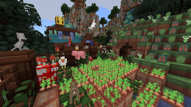 Screenshot of the Minecraft Bedrock Marketplace product Made in Paper created by inPixel.