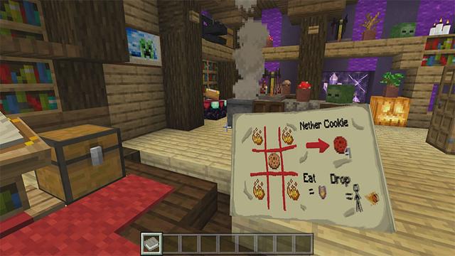 Screenshot of the Minecraft Bedrock Marketplace product Magical Cookies created by inPixel.