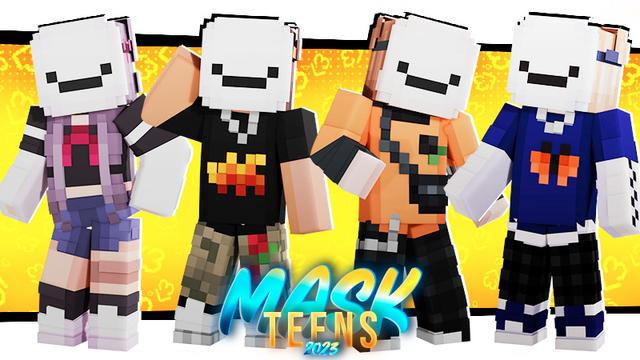 Thumbnail of the Minecraft Bedrock Marketplace product Masked Teens 2023 created by inPixel.