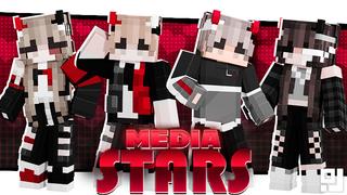 Thumbnail of the Minecraft Bedrock Marketplace product Media Stars created by inPixel.