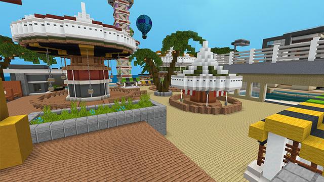 Screenshot of the Minecraft Bedrock Marketplace product Modern Resort created by inPixel.