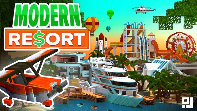 Thumbnail of the Minecraft Bedrock Marketplace product Modern Resort created by inPixel.