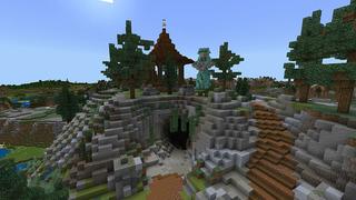 Screenshot of the Minecraft Bedrock Marketplace product Most Secure Mansion created by inPixel.