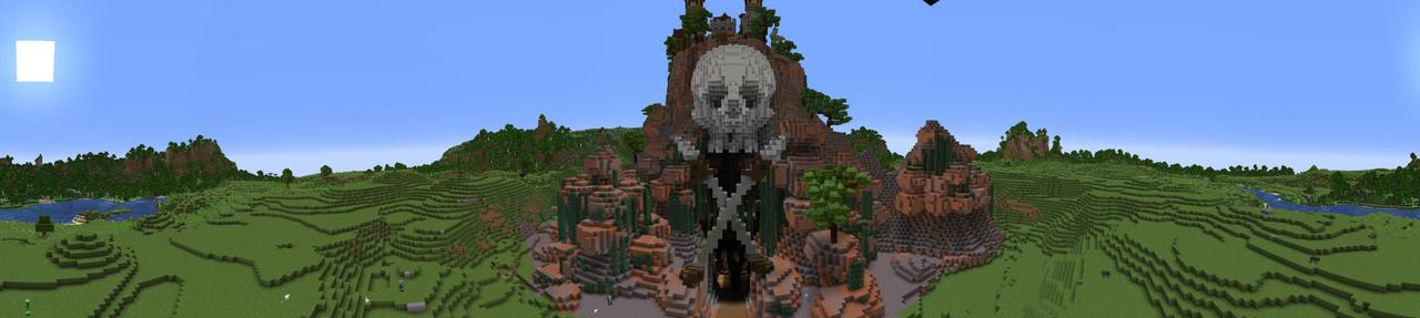 Panorama of the Minecraft Bedrock Marketplace product Mythical Dungeon created by inPixel.