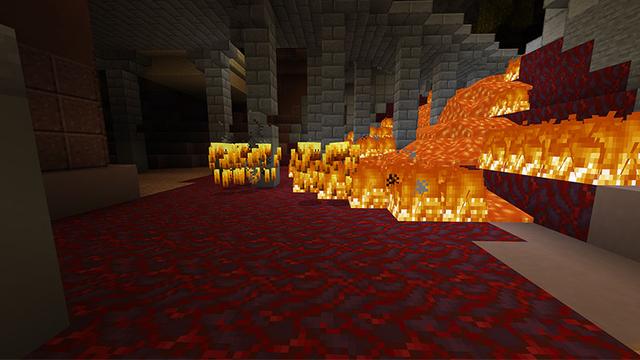 Screenshot of the Minecraft Bedrock Marketplace product Mythical Dungeon created by inPixel.