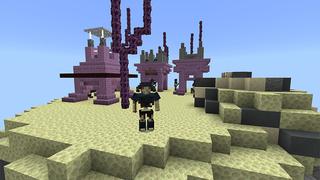 Screenshot of the Minecraft Bedrock Marketplace product Mythical Skyblock created by inPixel.