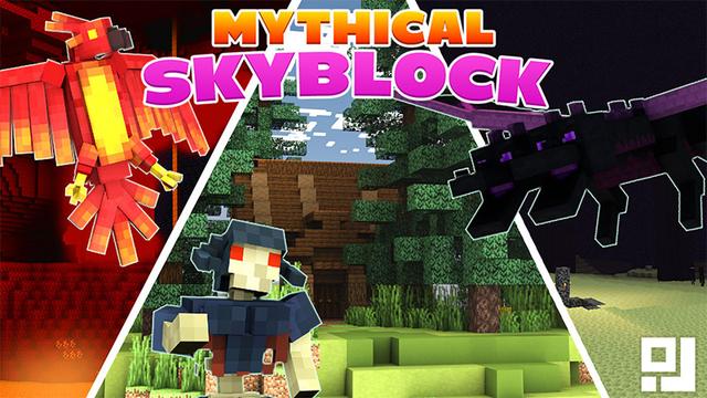 Thumbnail of the Minecraft Bedrock Marketplace product Skyblock mítico created by inPixel.