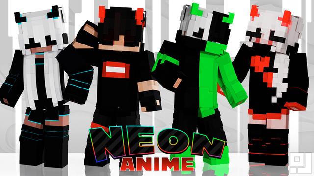 Thumbnail of the Minecraft Bedrock Marketplace product Neon Anime created by inPixel.