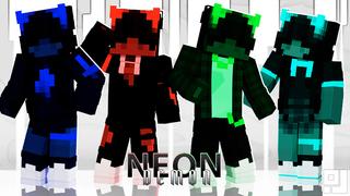 Thumbnail of the Minecraft Bedrock Marketplace product Neon Demon created by inPixel.