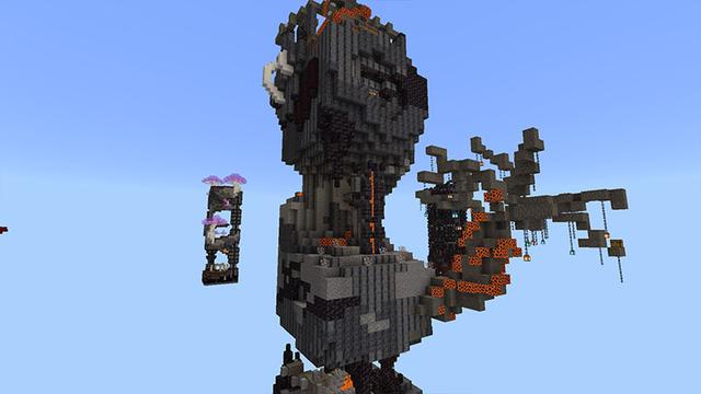 Screenshot of the Minecraft Bedrock Marketplace product Nether Chunk Skyblock created by inPixel.