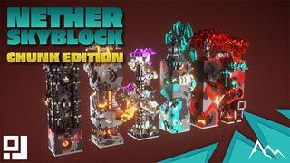 Thumbnail of the Minecraft Bedrock Marketplace product Nether Chunk Skyblock created by inPixel.