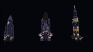 Screenshot of the Minecraft Bedrock Marketplace product Noob Pro Hacker Rocket Edition created by inPixel.