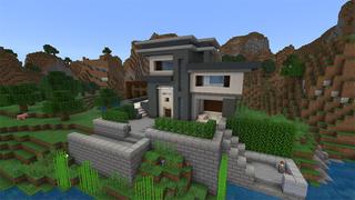 Screenshot of the Minecraft Bedrock Marketplace product Noob VS Pro VS Hacker Bunkers created by inPixel.