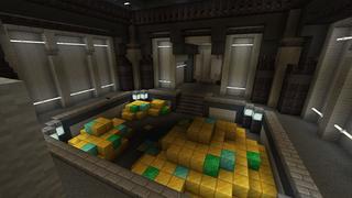 Screenshot of the Minecraft Bedrock Marketplace product Noob VS Pro VS Hacker Bunkers created by inPixel.