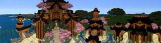 Panorama of the Minecraft Bedrock Marketplace product Panda Paradise created by inPixel.