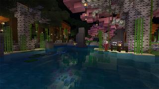 Screenshot of the Minecraft Bedrock Marketplace product Panda Paradise created by inPixel.