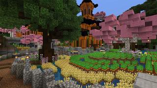 Screenshot of the Minecraft Bedrock Marketplace product Panda Paradise created by inPixel.