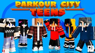 Thumbnail of the Minecraft Bedrock Marketplace product Parkour City Teens created by inPixel.
