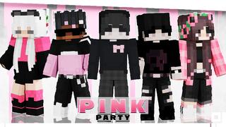 Thumbnail of the Minecraft Bedrock Marketplace product Pink Party created by inPixel.