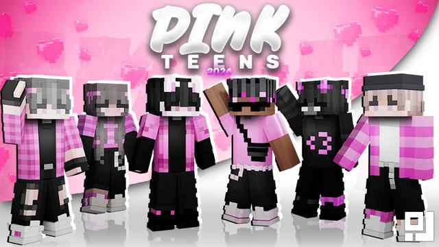 Thumbnail of the Minecraft Bedrock Marketplace product Pink Teens 2024 created by inPixel.