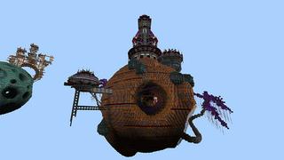 Screenshot of the Minecraft Bedrock Marketplace product Planets created by inPixel.