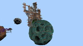 Screenshot of the Minecraft Bedrock Marketplace product Planets created by inPixel.