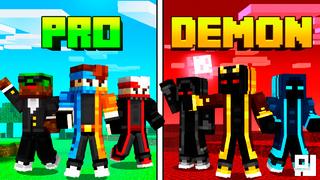Thumbnail of the Minecraft Bedrock Marketplace product Pro VS Demon created by inPixel.