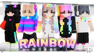 Thumbnail of the Minecraft Bedrock Marketplace product Rainbow Fashion created by inPixel.