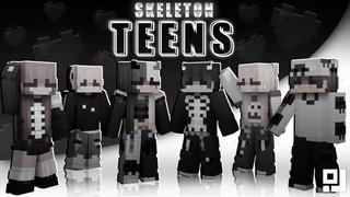 Thumbnail of the Minecraft Bedrock Marketplace product Skeleton Teens created by inPixel.