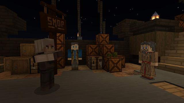 Screenshot of the Minecraft Bedrock Marketplace product Sky Quest created by inPixel.