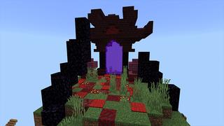 Screenshot of the Minecraft Bedrock Marketplace product Skyblock Anime created by inPixel.