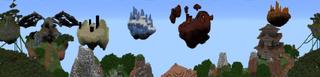 Panorama of the Minecraft Bedrock Marketplace product Skyblock Dragons created by inPixel.