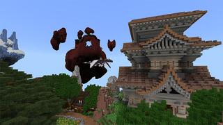Screenshot of the Minecraft Bedrock Marketplace product Skyblock Dragons created by inPixel.